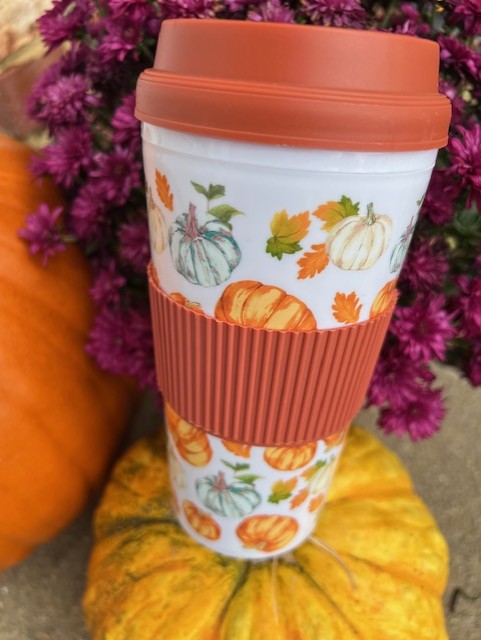 Fall Autumn Pumpkin Patch Tumbler, Travel Mug