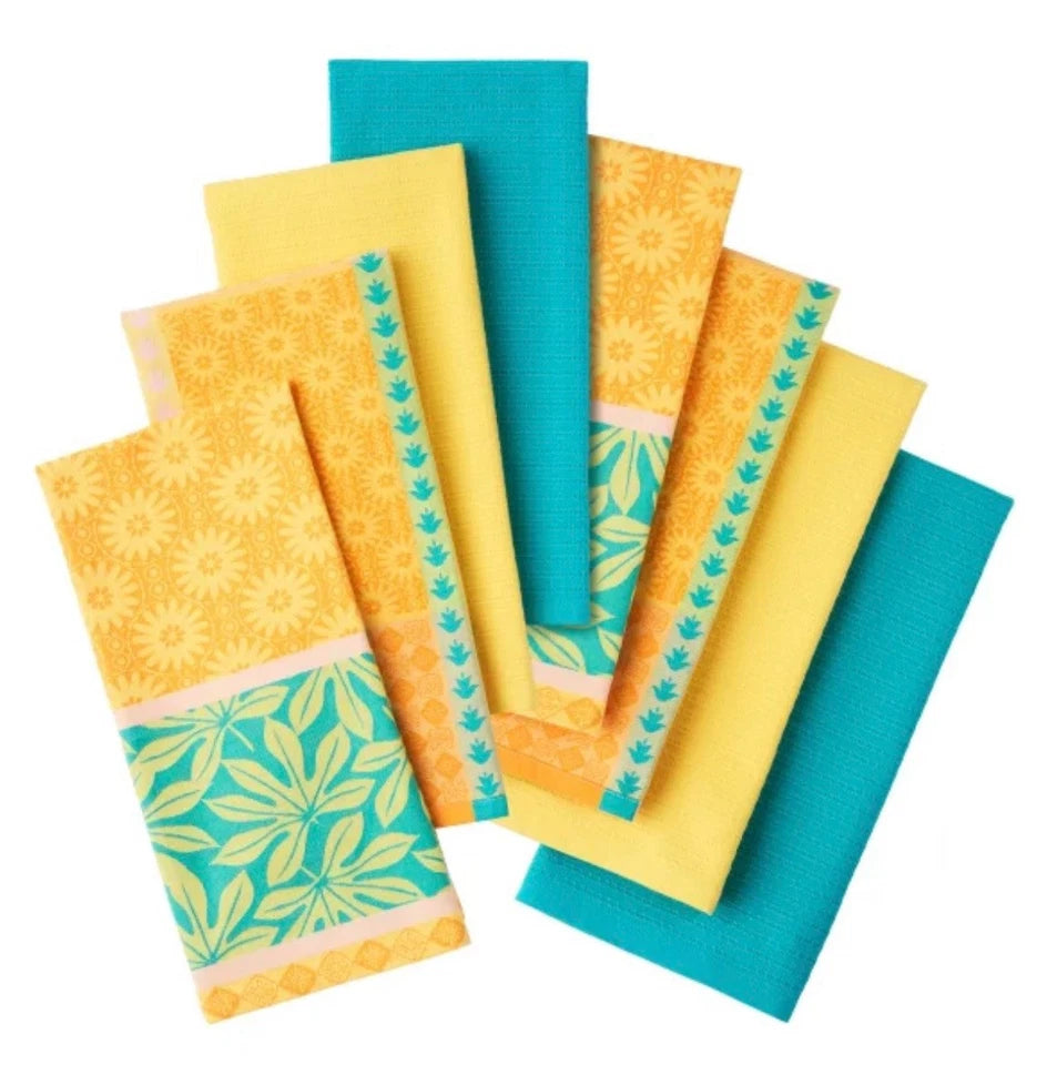 Jacquard Francais Flatwoven Kitchen Towels, 8-pack