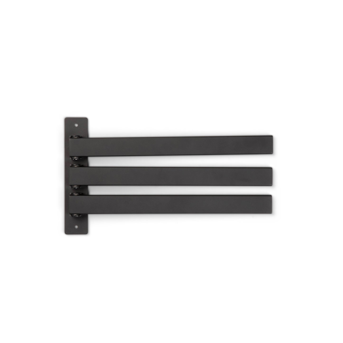 5-Piece Bathroom Hardware Accessory Set with Swivel Towel Rack, Modern 23-Inch Towel Bar Set Wall Mounted, Heavy Duty Stainless Steel Bathroom Accessories (Matte Black)